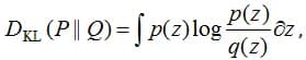 Kullback-Leibler divergence