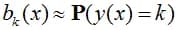 estimates correspond to probabilities