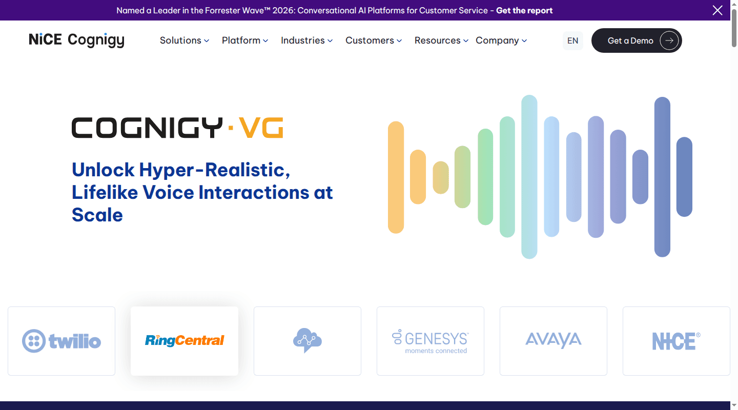 NICE Cognigy Voice Gateway