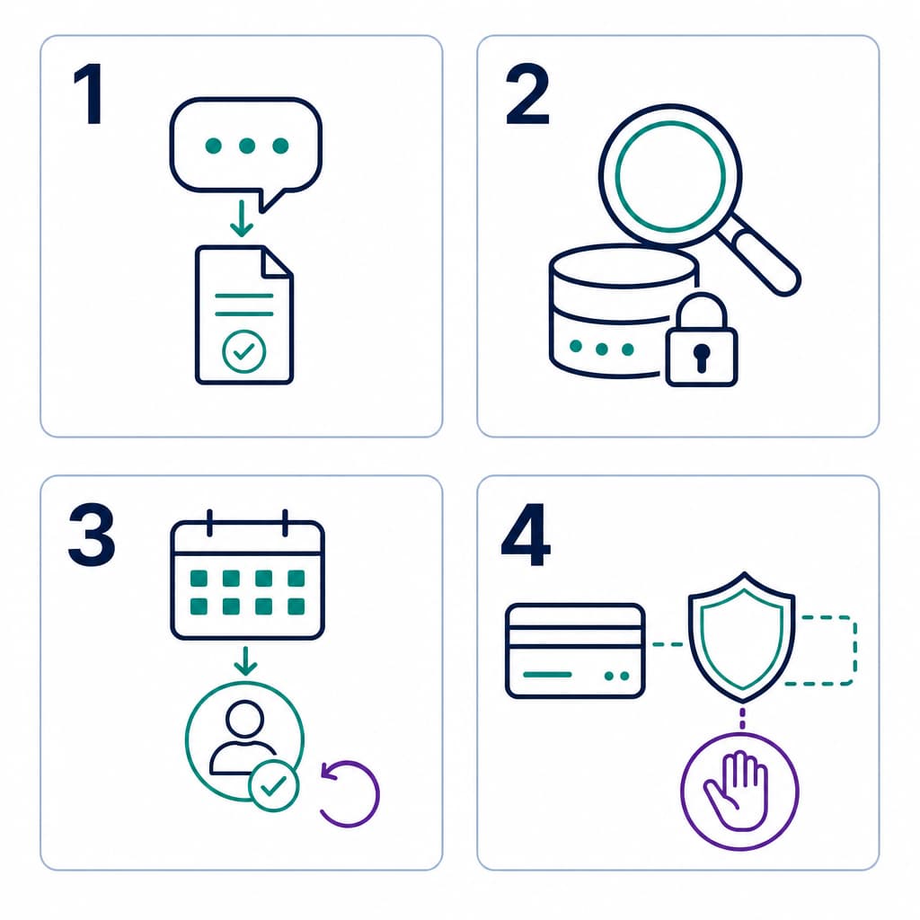 Agency budget levels 1 through 4, from information-only responses to human-approved high-impact actions