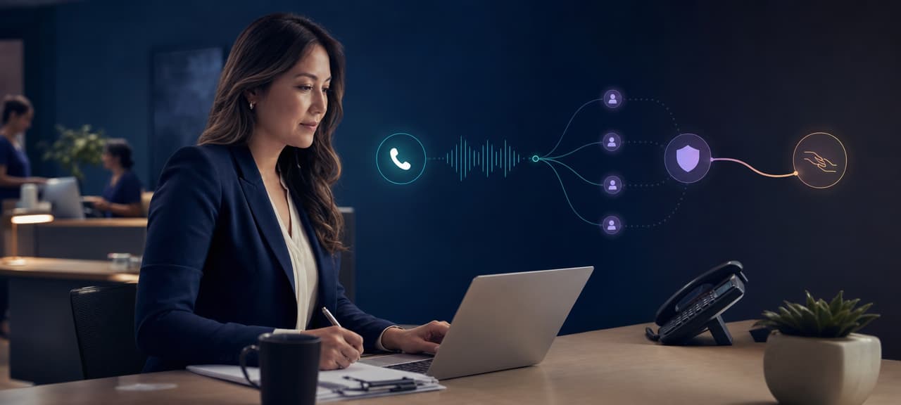 Healthcare access operations manager designing a safe AI customer service workflow