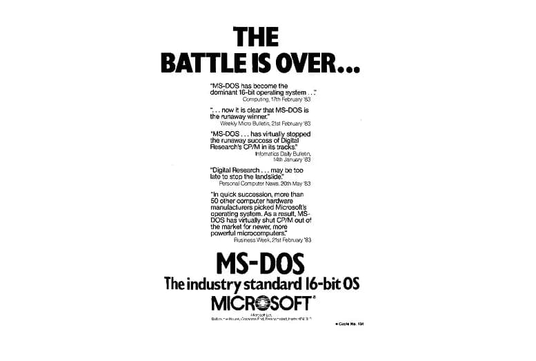 MS-DOS Emerges, 1983, courtesy RegMedia.co.uk