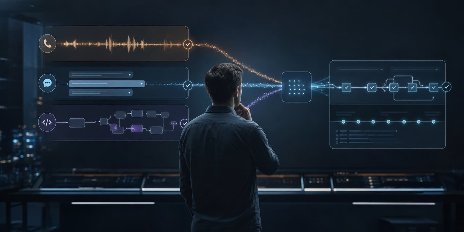 Technical team comparing voice, workflow, cloud, and code-first AI agent platforms