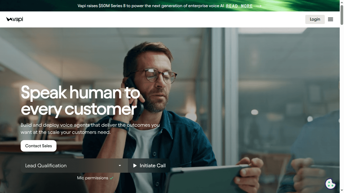 Vapi enterprise voice AI developer platform