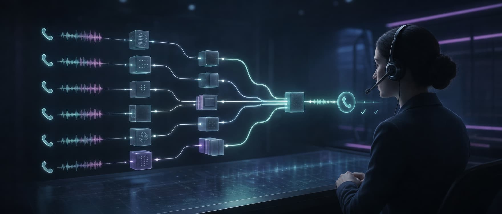 Technical operator comparing modular voice AI paths for a stable production deployment