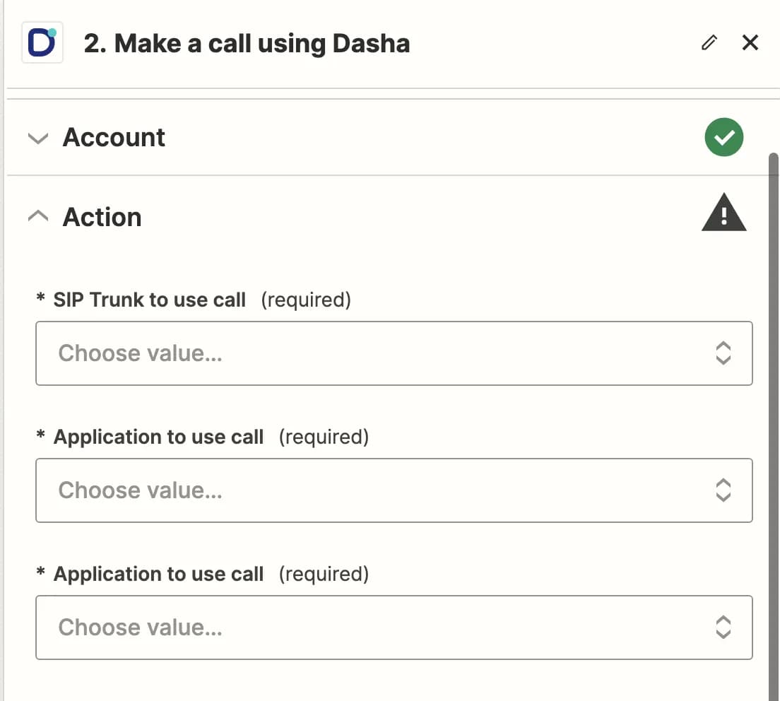 Configuring the Zap 1