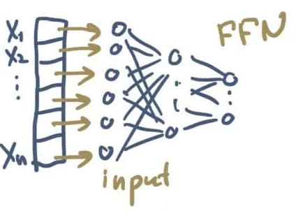 fig. 2 The input of a conventional feedforward network