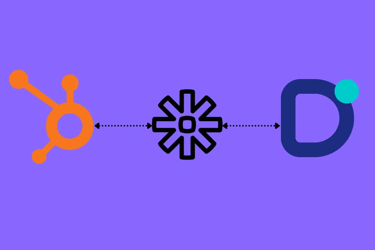 Hubspot and Dasha integration using Zapier